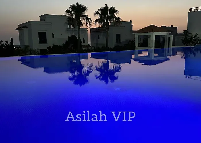 Asilah Vip - Haut Standing - Vue Mer - Piscines - Plage A 5 Minute - Garage Privee - Acces Pmr
